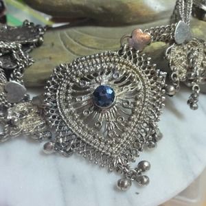 Vintage Traditional Kuchi Necklace Boho Gypsy Kuchi Jewelry